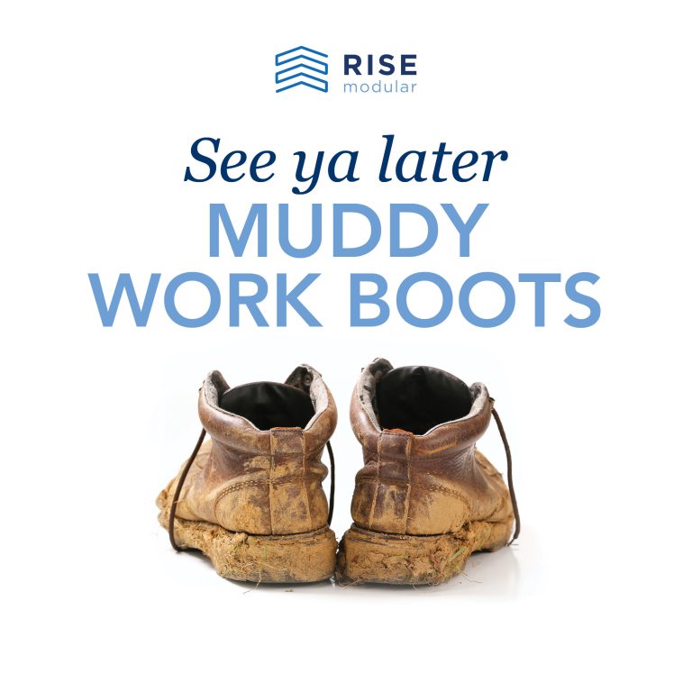 rise modular work at rise no muddy boots